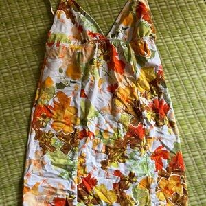 Floral Mini Dress - Multicolor